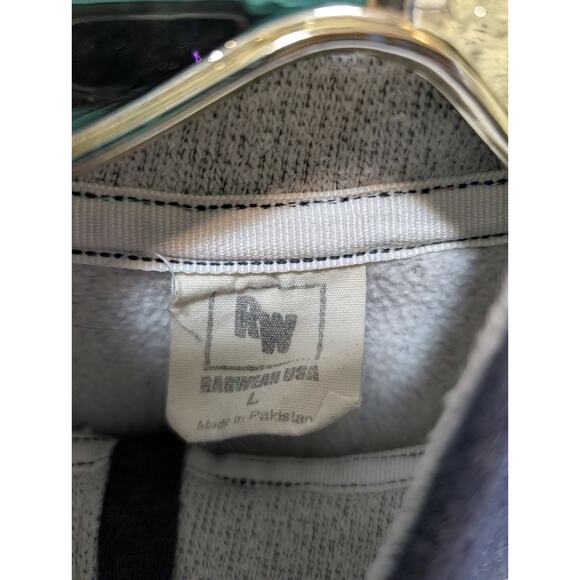 Ragwear Orange Beach Alabama 1/4 Zip Sweater Sweatshirt Men's Size L Gray Blue - Picture 5 of 10